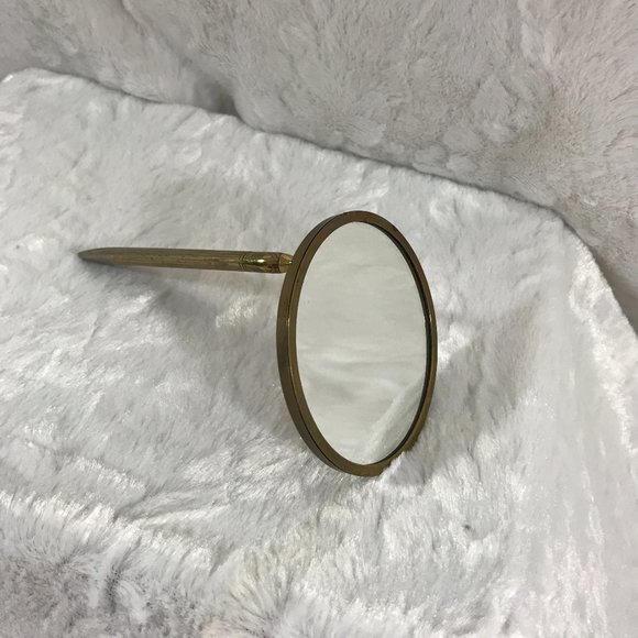 Vintage Adjustable Hand Held Vanity Mirror - Picture 4 of 5